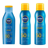 Kit 3 Bloqueadores Solares Nívea Sun Sport  200ml C/u