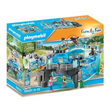 Figura Armable Playmobil Family Fun Club Aquarium 129 Piezas
