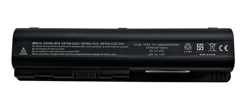 Bateria Para Notebook Hp Hdx X16t 1000 4000 Mah Preto