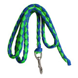 Cuerda De Para Caballo Con Perno, Clip A 4m Verde Y Azul