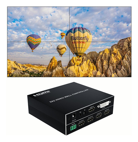 1080p@60hz 2x2 Video Wall Controller Hdmi  Dvi Entradas 