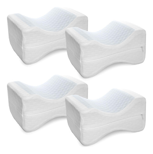 Set X4 Almohadas Para Piernas Ortopédica Con Gel Refrescante