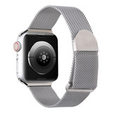 Correa Magnética Milanesa De Metal Para Apple Watch Banda U