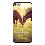 Carcasa Rigida Para iPod Touch 6, Diseno De Caballo, Resiste