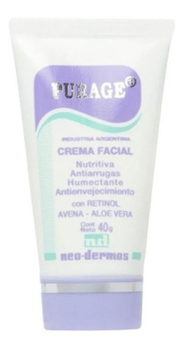 Purage Crema Facial Anti Envejecimiento 40 Gramos Neo Dermos