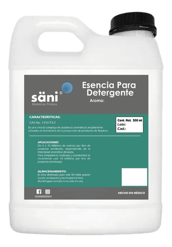 500 Ml De Esencia  Aroma Para Detergentes  Jabones Y Mas