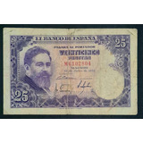 España Billete De 25 Pesetas Año 1954 