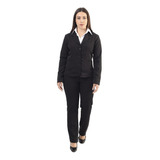 Terninho Blazer Feminino+ Calça Two Way Preto