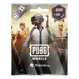 Tarjeta Pubg Mobile Uc 600+60 Original Envio En Minutos