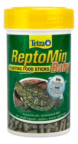 Alimento Tortuga Reptomin Floating Sticks Baby 26g Calcio