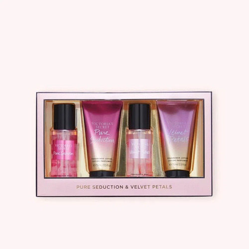 Set Fragancias Victorias Secret Pure Seduction Velvet Petals