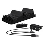 Estación De Carga Dual Usb W/2 Baterías For Xbox One Game A