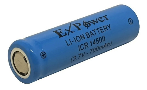 Bateria Ex Power Icr14500 3,7v 700mah Li-ion