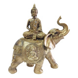 Buda Tibetano Con Elefante - Atrayente De Abundancia Y Salud