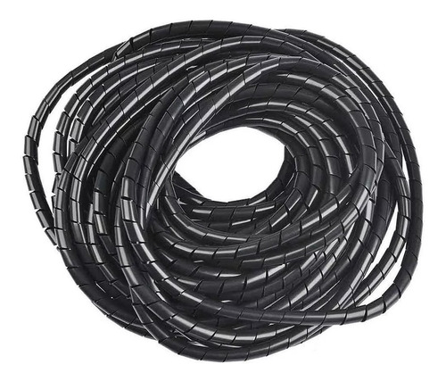 Organizador Espiral P/ Cables Negro 10 Mts 3/4 Hogar Oficina