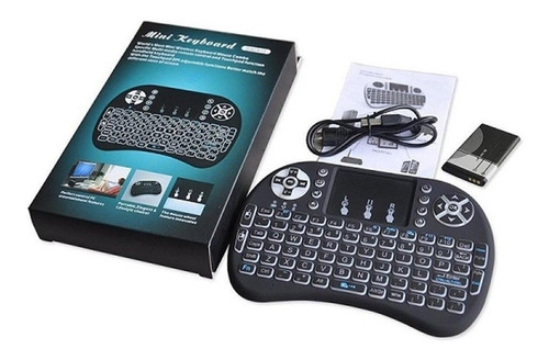 Mini Teclado Inalámbrico Airmouse Smart Tv Iluminado Tv Box