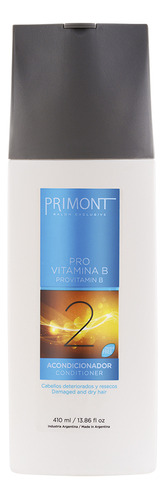 Primont Shampoo Pro Vitamina B Pelo Reseco X 410ml