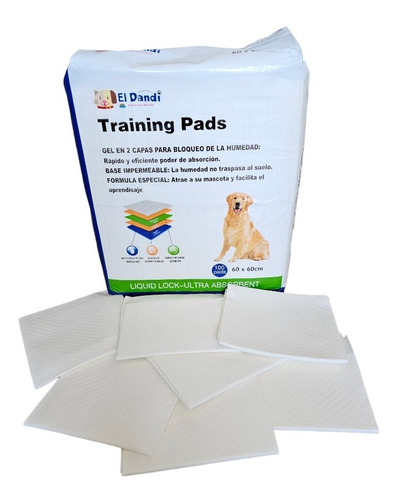 Sabanilla Para Perro Pañales 100und 60x60 Training Pads