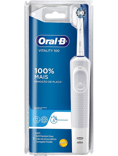 Escova De Dente Elétrica Vitality Precision Clean Oral-b