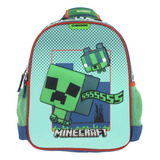 Mochila Chica Chenson Minecraft Bliper 3d Esponja Kinder