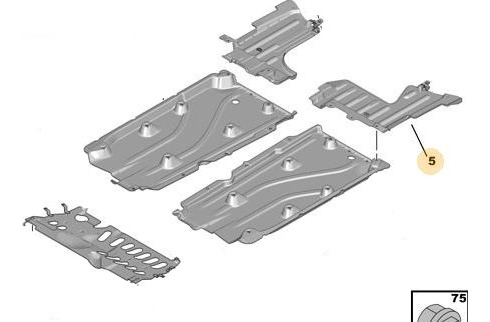 Deflector Izq Protector Tanque Peugeot 208 1.5 16v Peugeot 2