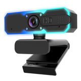 Gaming Webcam Hd 1080p Webcam Con Luz, Streaming Webcam...