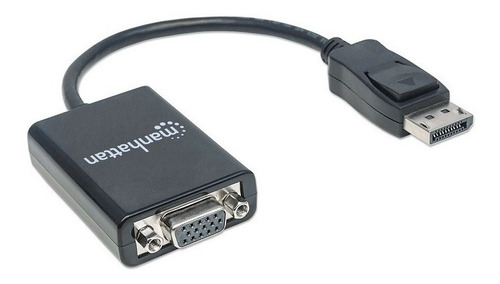 Manhattan Cable Displayport Macho Vga Hembra 60hz 15cm Negro