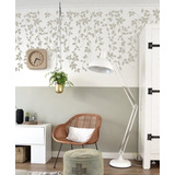 Plantilla Decorativa Living Plantas Colgantes Pinta Pared