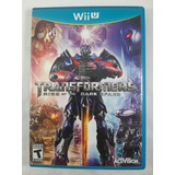 Juego Transformers Dark Spark Nintendo Wii U Fisico Usado