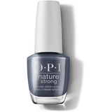 Opi Nature Strong Vegano Force Of Nailture Trad X 15 Ml Color Azul Acero