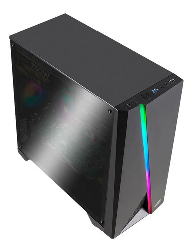 Gabinete Gamer Sentey Fs10 Lat/transparente F10 S/fuente 