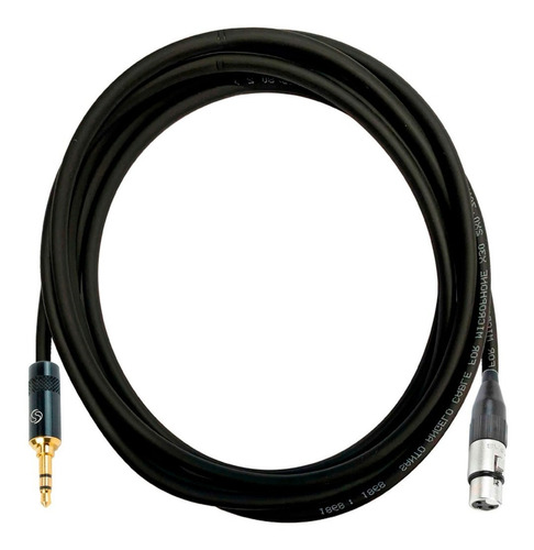 Cabo P2 Xlr Fêmea P/ Microfone Computador Santo Angelo 1mt