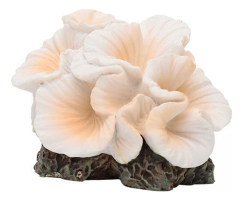 4 Planta De Coral Falso, Decoraciones Compatible Con Blanco