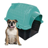 Casinha Cama Cachorro N5 Verde Plástico Iglu Furacão Pet
