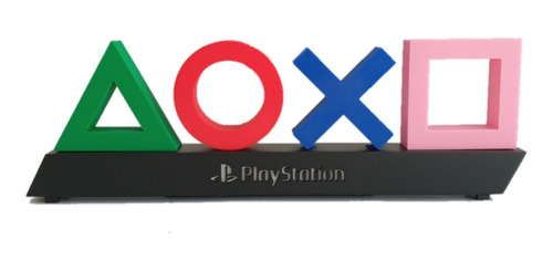 Lámpara Playstation Logo Símbolos / Icons Light 