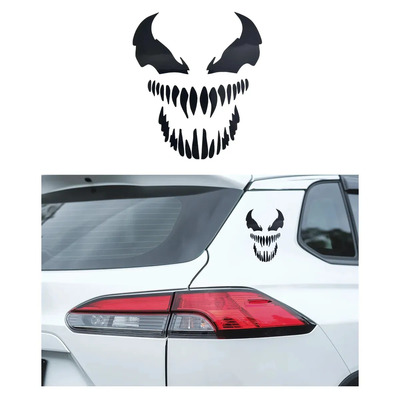 Calcomania Carnage Venom Sticker Universal Decorativo Auto Moto Suv Vinil Laptop Termo Pegatina Negro | MercadoLibre