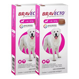 Bravecto Cães Comprimido 40 A 56kg Kit Promocional C/2un Msd