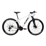 Bicicleta Aro 29 Ksw Xlt Câmbios Shimano 21v Disco Cubo Role Cor Branco Tamanho Do Quadro 21