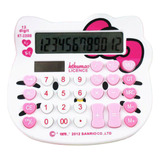 Calculadora Hello Kitty Kawaii 12 Digitos Solar Escolar 