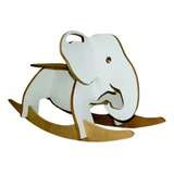 Elefante Mecedor, Juego Infantil, Niño, Plaza Juegos, Madera
