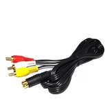 Cable Av Audio Video Cable Sega Saturno Ss (chapado En Oro)