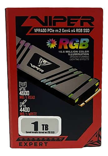 Ssd 1tb Rgb  Patriot Viper Vpr400 Pci-e Gen4 X4 M.2 