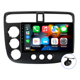 Estéreo 2+32g Para Honda Civic 2001-2005 Gps Carplay Wifi Bt