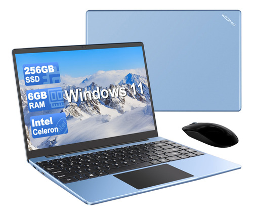Laptop Wozifan 14  6gb+256gb Ssd Windows 11 N4020 Wifi+mouse
