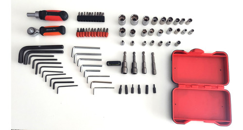 Set Llaves Tubo, Magnet, Allen, Philips, Planas, Torx, 80 Pz