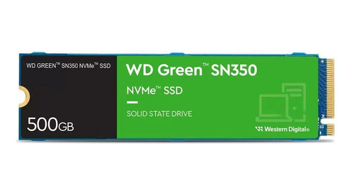 Ssd Wd Green Sn350 500gb M.2 2280 Pcie Gen3 X4 Wds500g2g0c