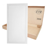 Painel Led Embutir 62x32 Retangular 36w Branco Neutro 4000k