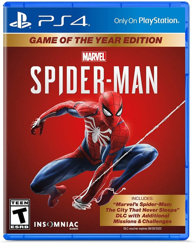 Marvel Spider-man Ps4 Game Of The Year Edition Nuevo