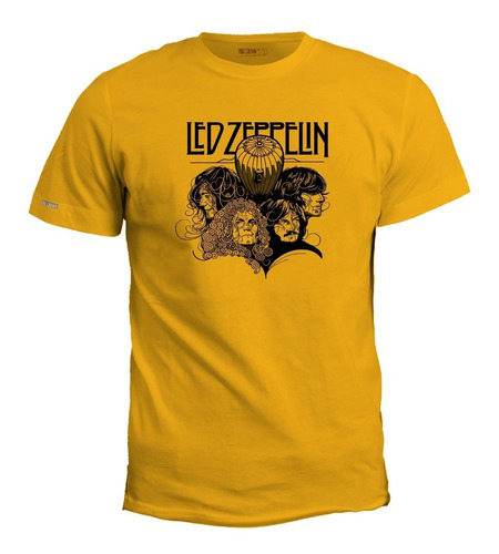 Camiseta Led Zeppelin Poster Banda Rock Metal Irk