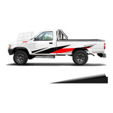 Calco Toyota Gazoo Racing Hilux Cabina Simple 1995 - 2004